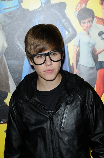 Justin Bieber al "Megamind" Los Angeles Premiere, Chinese Theater, Hollywood, CA. 10-30-10 — Foto Stock