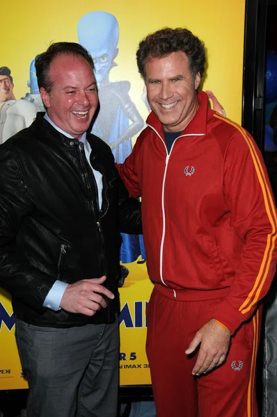 Tom McGrath e Will Ferrell — Fotografia de Stock