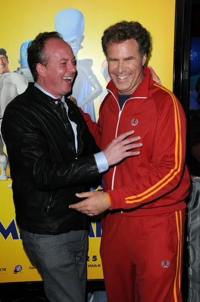 Tom McGrath e Will Ferrell — Foto Stock