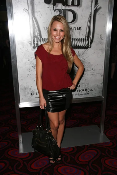 Jessica Hall at the "SAW 3D" Special Screening, Chinese 6, Hollywood, CA. 10-27-10 — Stock Photo, Image