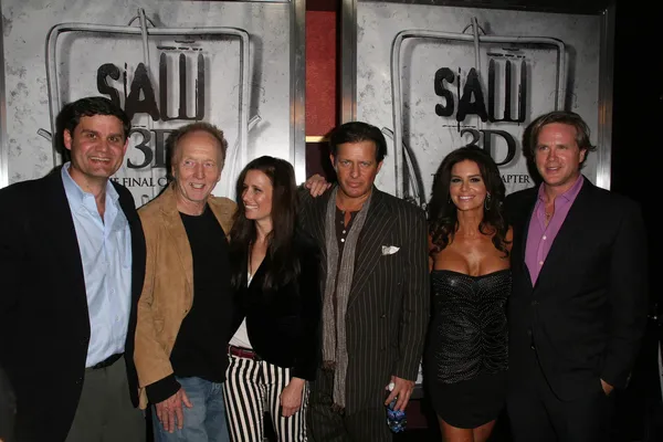 Tobin Bell, Shawnee Smith, Costas Mandylor, Betsy Russell y Cary Elwes —  Fotos de Stock