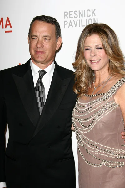 Tom hanks en rita wilson — Stockfoto