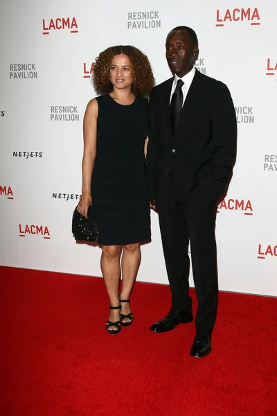 Don Cheadle and wife — Stock Photo, Image
