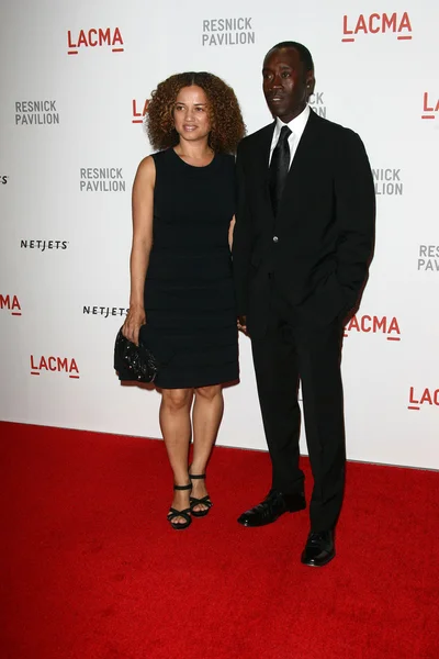 Don Cheadle und seine Frau — Stockfoto