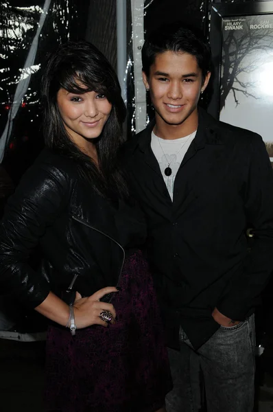 Fivel Stewart and Booboo Stewart at the "Conviction" Los Angeles, Samuel Goldwyn Theater, Beverly Hills, CA, 10-05-10 — стоковое фото