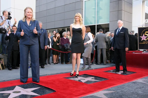 Diane Ladd, Bruce Dern, Laura Dern — Fotografia de Stock