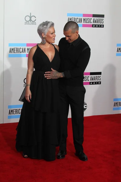 Pink and Carey Hart — Stock Photo, Image