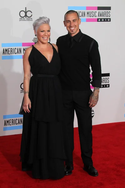 Pink and Carey Hart — Stock Photo, Image