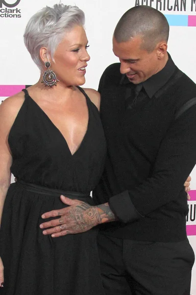 Pink and Carey Hart — Stock Photo, Image