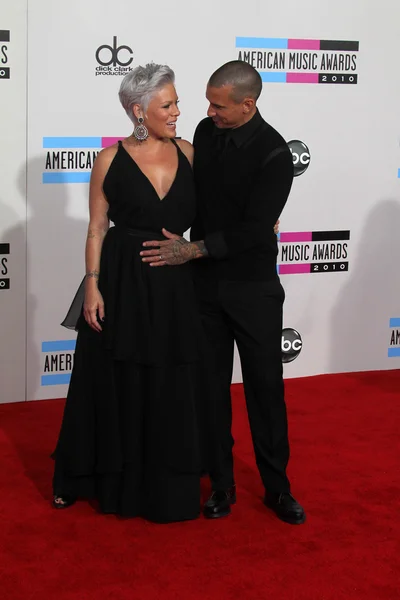 Pink and Carey Hart — Stock Photo, Image