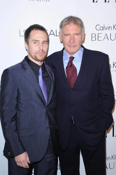 Sam Rockwell and Harrison Ford — Stock Photo, Image
