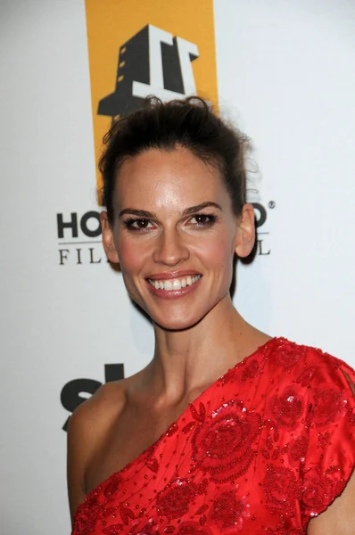 Hilary Swank at the 14th Annual Hollywood Awards Gala, Beverly Hilton Hotel, Beverly Hills, CA. 10-25-10 — Stock Photo, Image