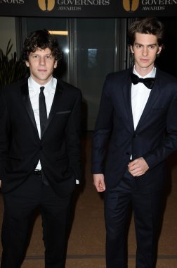 Jesse Eisenberg and Andrew Garfield at the 2nd Annual Academy Governors Awards, Kodak Theater, Hollywood, CA. 11-14-10