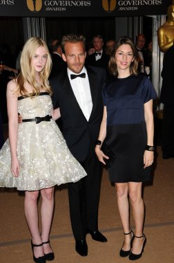 Elle Fanning, Stephen Dorff and Sofia Coppola at the 2nd Annual Academy Governors Awards, Kodak Theater, Hollywood, CA. 11-14-10