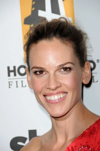 Hilary Swank at the 14th Annual Hollywood Awards Gala, Beverly Hilton Hotel, Beverly Hills, CA. 10-25-10 — Stock Photo, Image