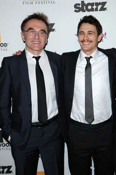 Danny Boyle and James Franco — Stock Photo, Image