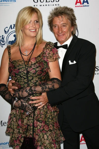Penny Lancaster and Rod Stewart at the 32nd Anniversary Carousel Of Hope Ball, Beverly Hilton Hotel, Beverly Hills, CA. 10-23-10 — Stock Photo, Image