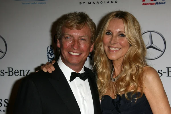 Nigel Lythgoe és Alana Stewarttal — Stock Fotó