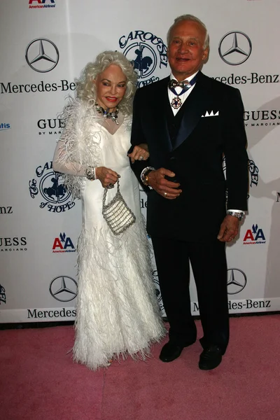Buzz Aldrin et sa femme Lois — Photo