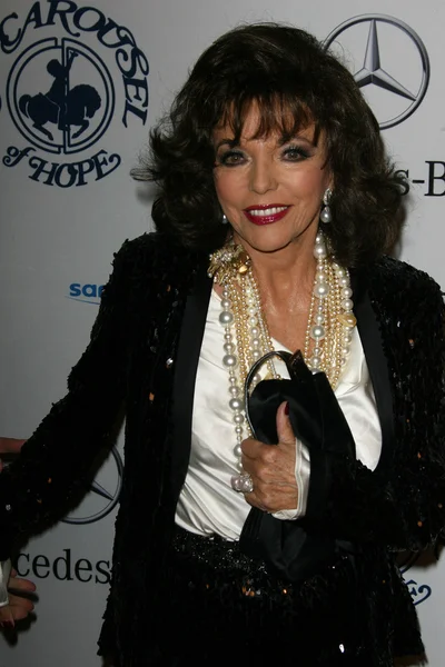 Joan Collins at the 32nd Anniversary Carousel Of Hope Ball, Beverly Hilton Hotel, Beverly Hills, CA. 10-23-10 — Stock Photo, Image