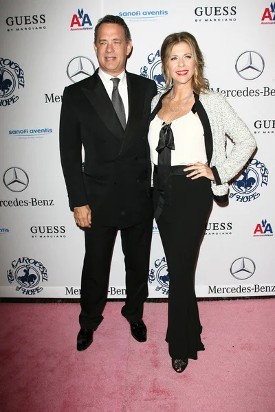 Tom Hanks y Rita Wilson — Foto de Stock