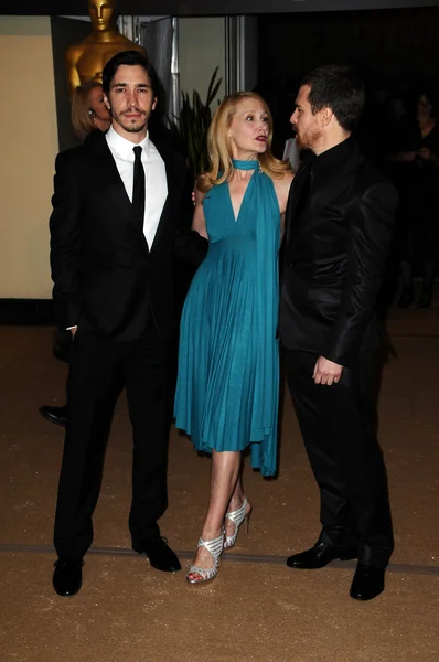 Justin Long, Patricia Clarkson og Sam Rockwell ved 2nd Annual Academy Governors Awards, Kodak Theater, Hollywood, CA. 11-14-10 - Stock-foto