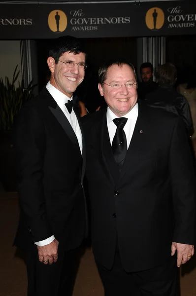 Rich Ross y John Lasseter — Foto de Stock
