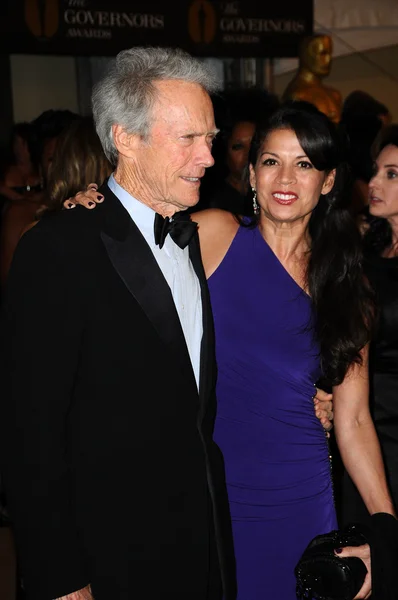 Clint Eastwood et sa femme Dina — Photo