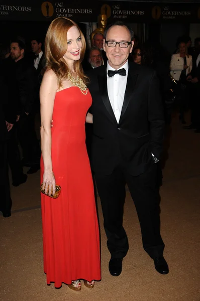 Heather Graham e Kevin Spacey al 2nd Annual Academy Governors Awards, Kodak Theater, Hollywood, CA. 11-14-10 — Foto Stock