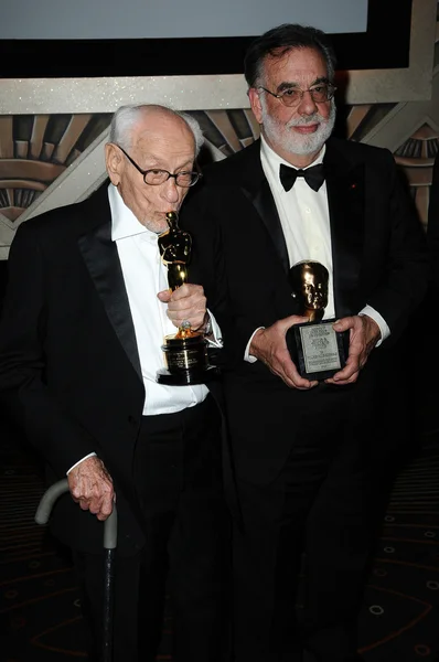 Eli Wallach, Francis Ford Coppola al 2nd Annual Academy Governors Awards, Kodak Theater, Hollywood, CA. 11-14-10 — Foto Stock