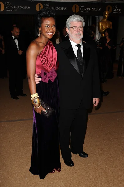 George lucas na druhé výroční akademie nejvyšší ocenění, kodak theater, hollywood, ca. 11-14-10 — Stock fotografie