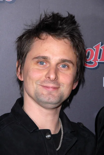 Matthew Bellamy at the Rolling Stone American Music Awards VIP After-Party, Rolling Stone Restaurant & Lounge, Hollywood, CA. 11-21-10 — 图库照片