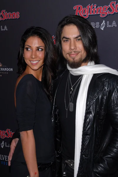 Leilani Dowding y Dave Navarro en los Rolling Stone American Music Awards VIP After-Party, Rolling Stone Restaurant & Lounge, Hollywood, CA. 11-21-10 —  Fotos de Stock