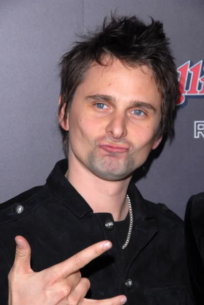 Matthew Bellamy no Rolling Stone American Music Awards VIP After-Party, Rolling Stone Restaurant & Lounge, Hollywood, CA. 11-21-10 — Fotografia de Stock