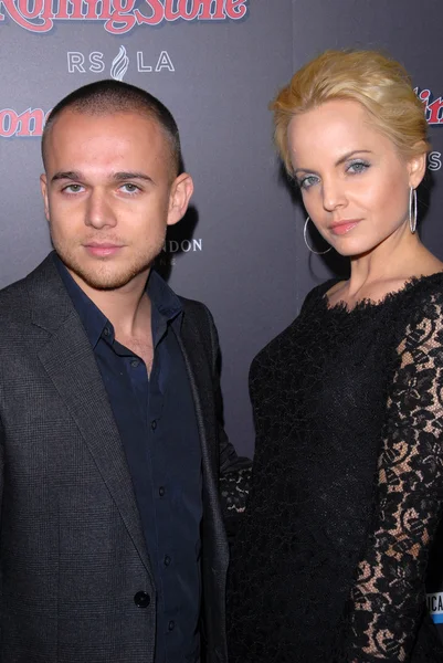 Simone Sestito and Mena Suvari — Stock Photo, Image