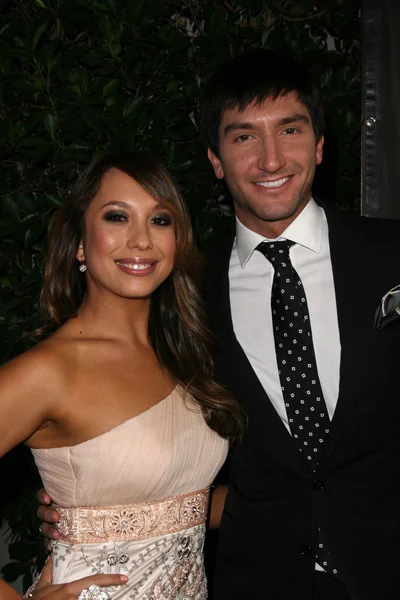 Cheryl burke ve evan lysacek — Stok fotoğraf