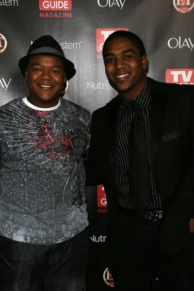 Kyle Massey and Christopher Massey at TV Guide Magazine's "2010 Hot List," Drai's, Hollywood, CA. 11-08-10 — Stock Photo, Image