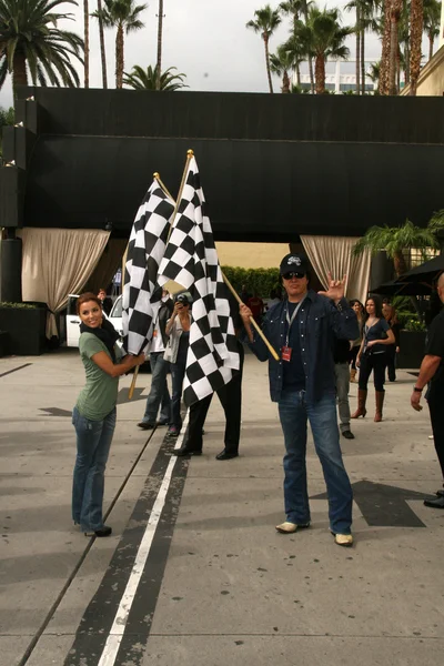 Eva Longoria Parker y Gene Simmons en el 2º Rally anual para niños con cáncer Scavenger Cup Start Your Engines Brunch, Roosevelt Hotel, Hollywood, CA. 10-23-10 —  Fotos de Stock