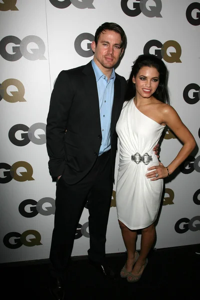 Channing Tatum and Jenna Dewan at the GQ 2010 "Men Of The Year" Party, Chateau Marmont, West Hollywood, CA. 11-17-10 — Stock Photo, Image