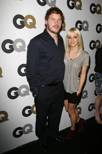 Chris Pratt e Anna Faris — Fotografia de Stock