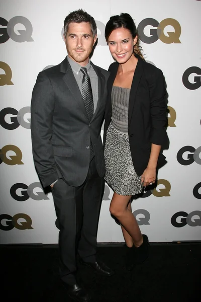 Dave Annable e Odette Yustman no GQ 2010 "Men Of The Year" Party, Chateau Marmont, West Hollywood, CA. 11-17-10 — Fotografia de Stock