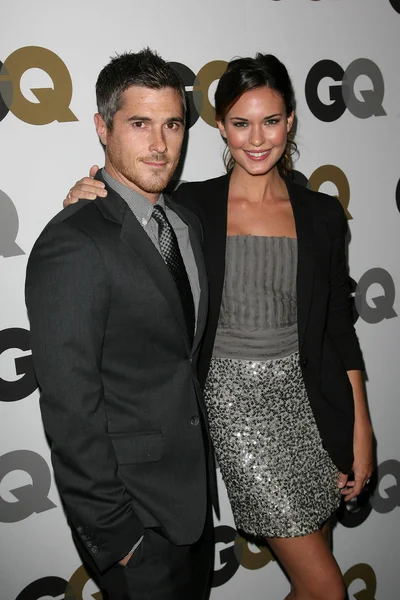 Dave Annable and Odette Yustman at the GQ 2010 "Men Of The Year" Party, Chateau Marmont, West Hollywood, CA. 11-17-10 — Stock Photo, Image