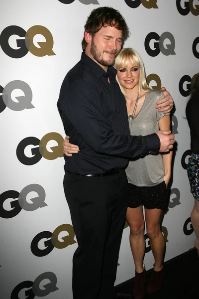 Chris Pratt e Anna Faris — Fotografia de Stock