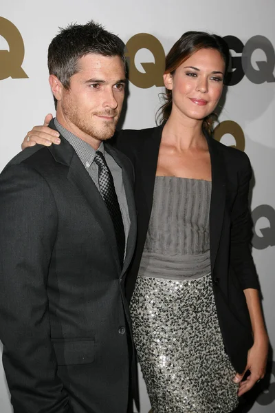 Dave Annable ve Odette Yustman Gq 2010 "Yılın Erkekler" Partisi, Chateau Marmont, Batı Hollywood, Ca. 11-17-10 — Stok fotoğraf