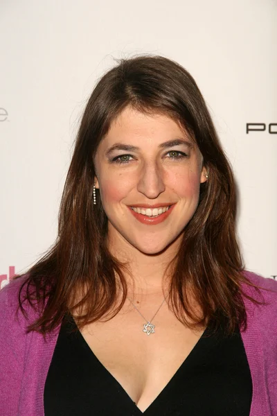 Mayim Bialik at the 6th Annual Pink Party, W Hotel, Hollywood, CA. 09-25-10 — Stock Photo, Image