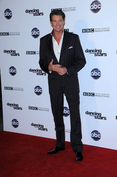 David Hasselhoff at the "Dancing With The Stars" 200th Episode, Boulevard 3, Hollywood, CA. 11-01-10 — Stock Photo, Image