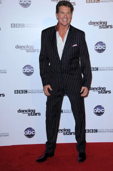 David Hasselhoff at the "Dancing With The Stars" 200th Episode, Boulevard 3, Hollywood, CA. 11-01-10 — Stock Photo, Image