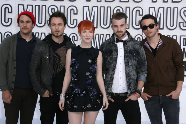 Paramore 2010 Mtv 비디오 어워드 노키아 라이브 앤젤레스 — 스톡 사진