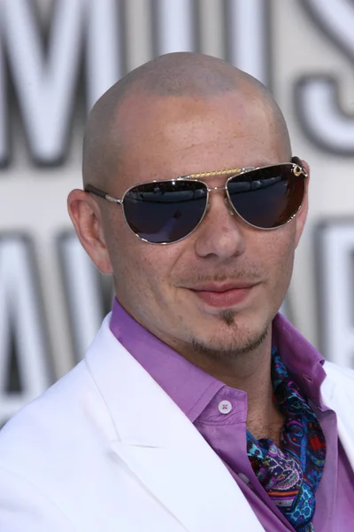 Pitbull agli MTV Video Music Awards 2010, Nokia Theatre L.A. LIVE, Los Angeles, CA. 08-12-10 — Foto Stock