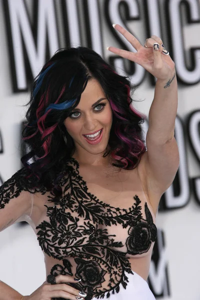 Katy Perry at the 2010 MTV Video Music Awards, Nokia Theatre L.A. LIVE, Los Angeles, CA. 08-12-10 — Stock Photo, Image